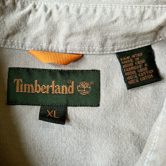 Timberland button up shirt canvas beige XL - Picture 5 of 13